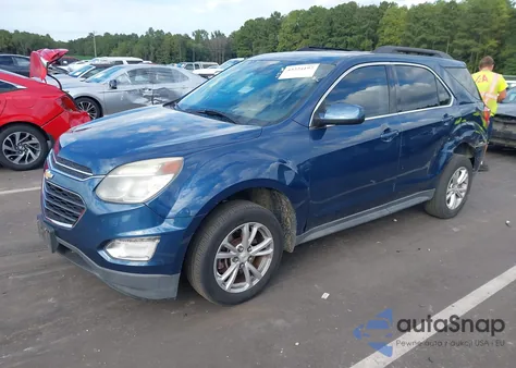 2017 Chevrolet Equinox Lt из США, поврежденный, VIN 2GNALCEK4H6156480